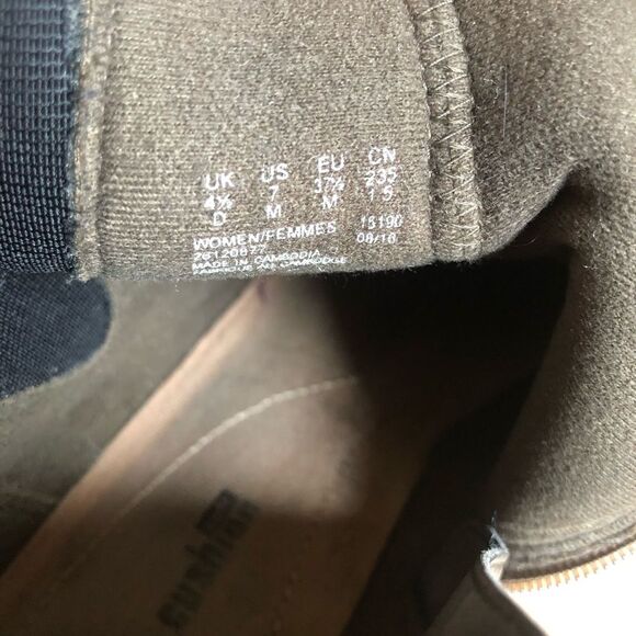 Clarks Nevella Bell Ankle Boot Suede Taupe Brown 7 - Picture 5 of 8